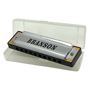 Branson Harmonica GL10SB Musical Instrument in Plastic Case Folk Music